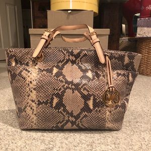 Snakeskin Michael Kors Tote